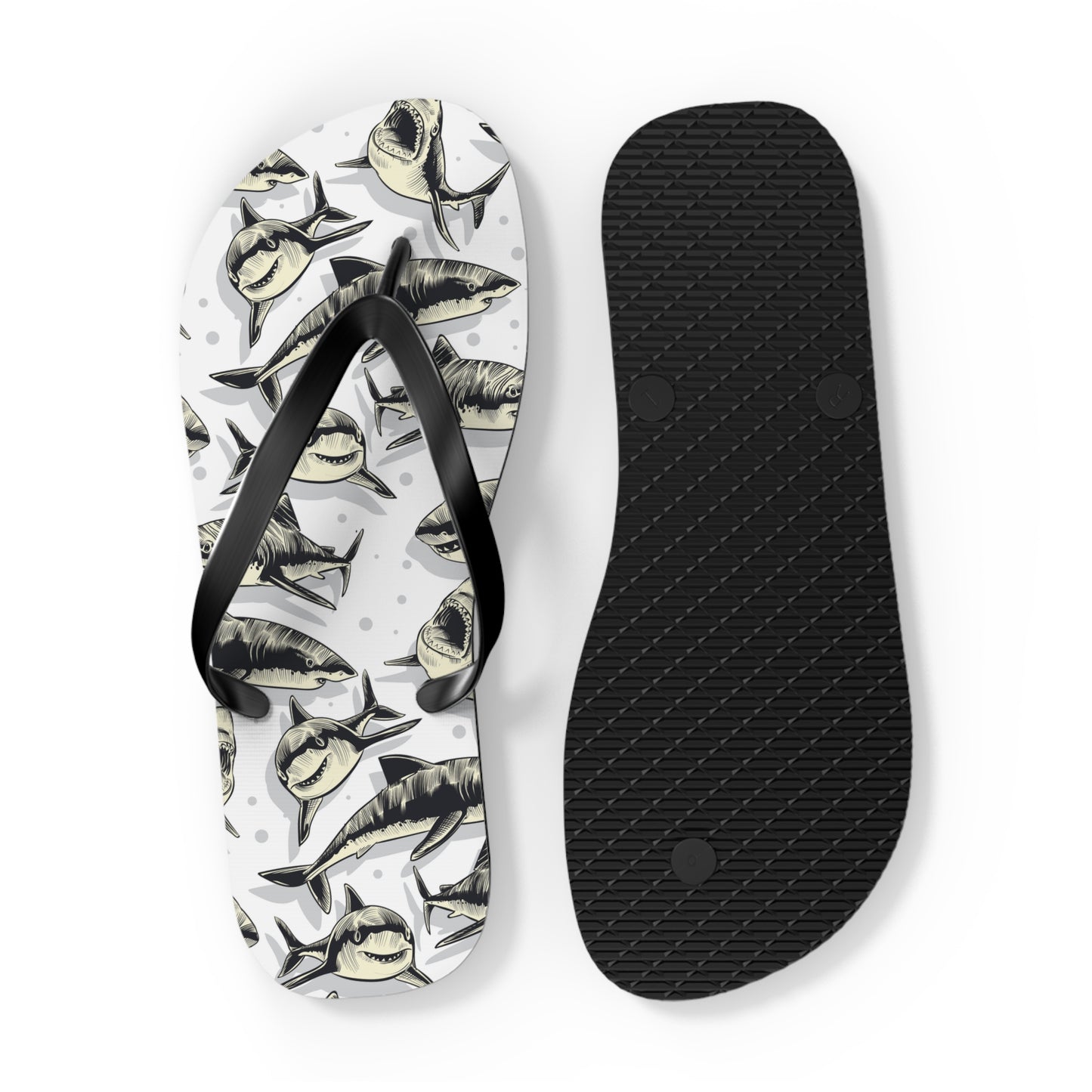 Amity Island Shark Icon | Flip Flops
