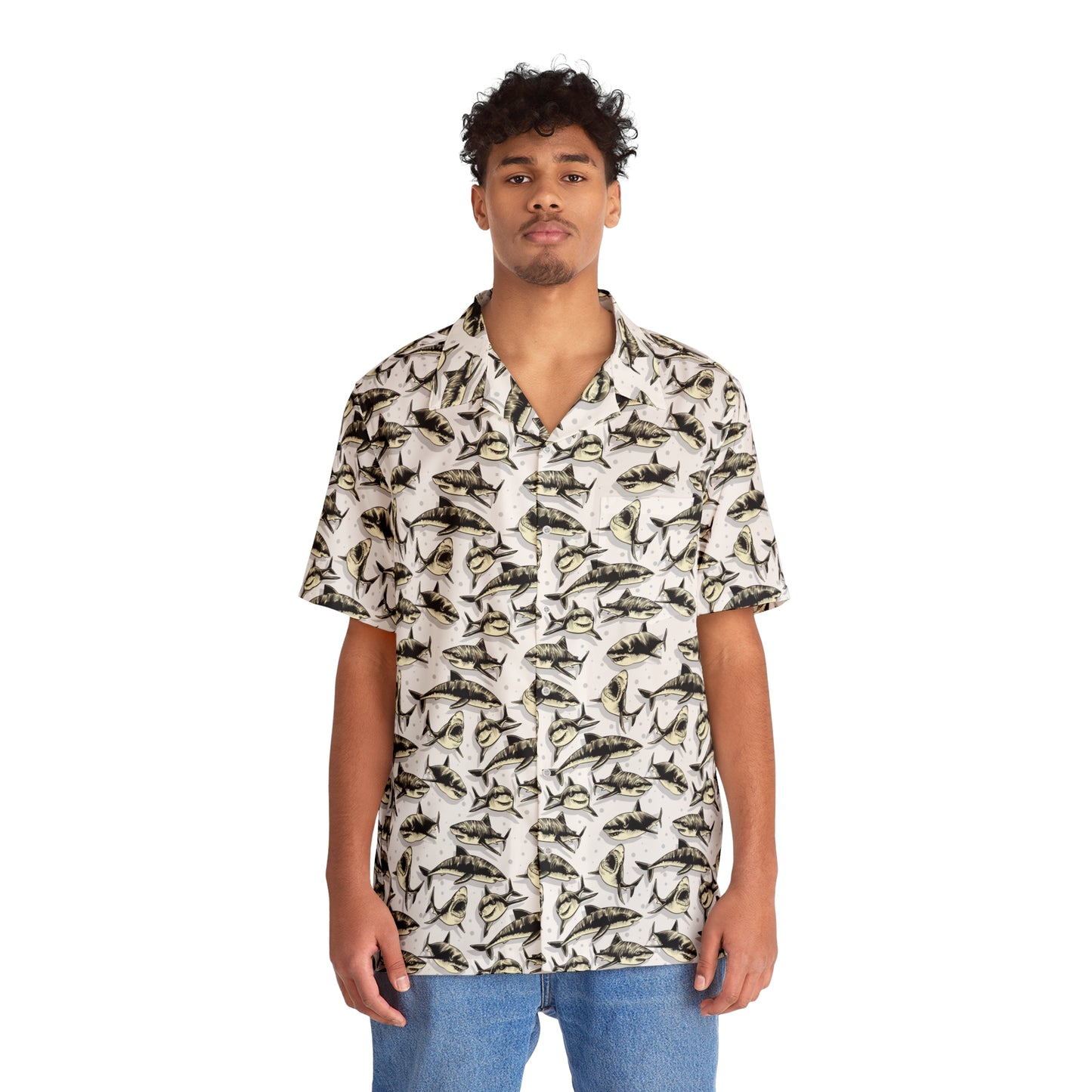 Amity Island Shark Icon | Hawaiian Shirt