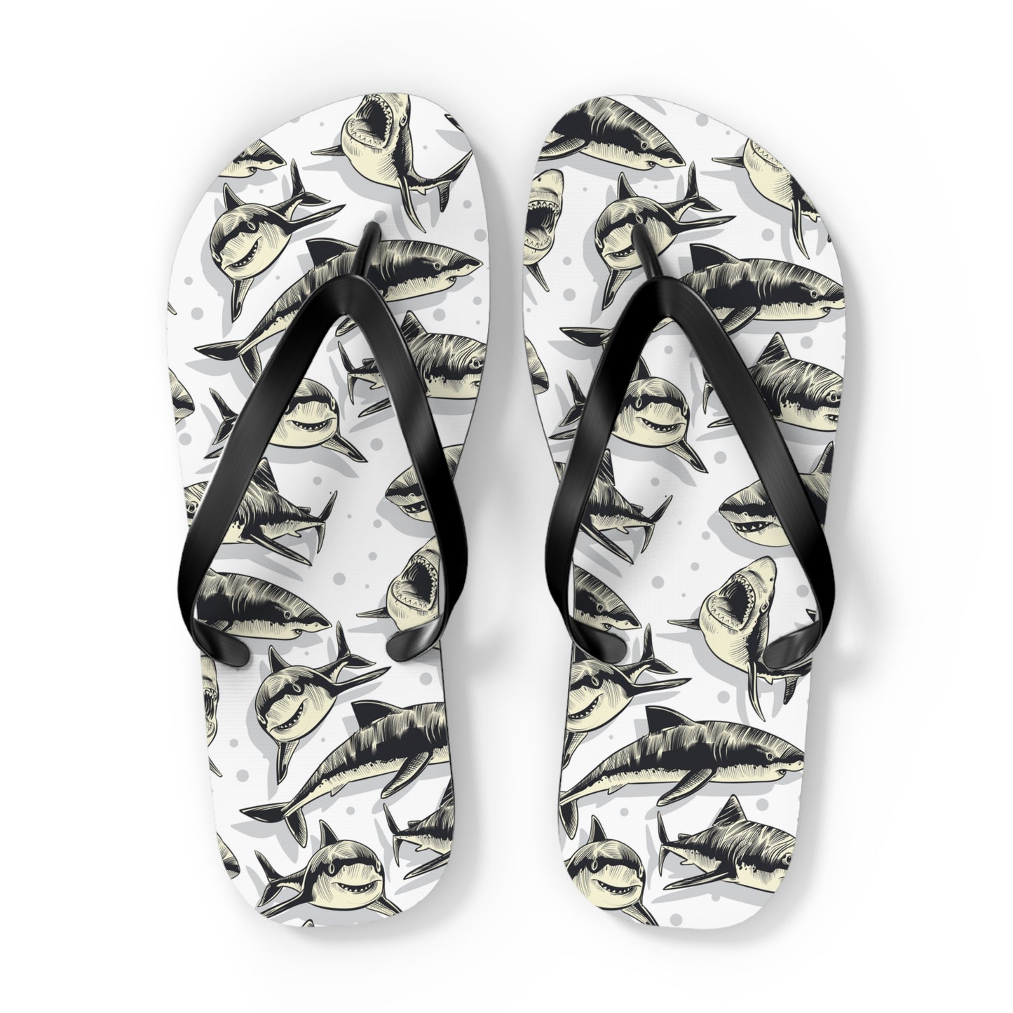 Amity Island Shark Icon | Flip Flops