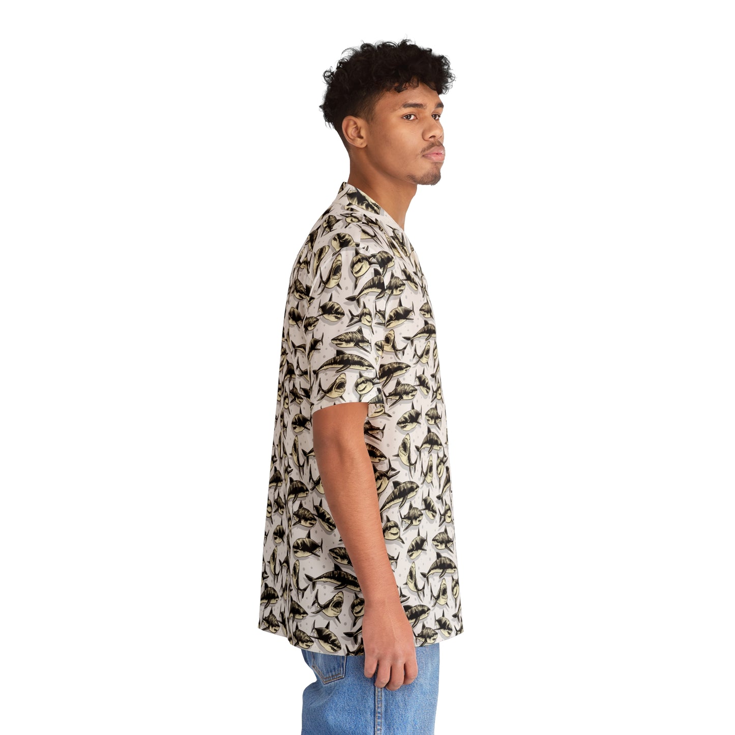 Amity Island Shark Icon | Hawaiian Shirt