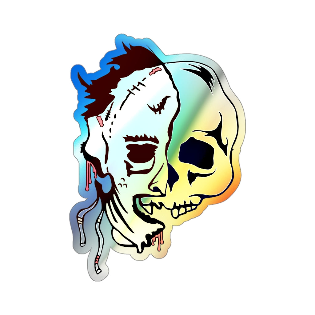 NO PAIN NO GEIN Emblem | Holographic Die-cut Stickers